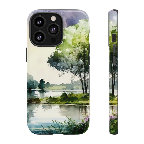 Summer Day by the Lake - Impact Resistant Phone Case